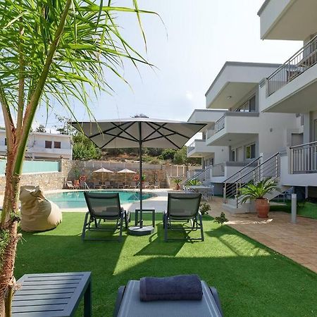 Superior Family Apartment W/Pool Dining Area Stavromenos Eksteriør bilde